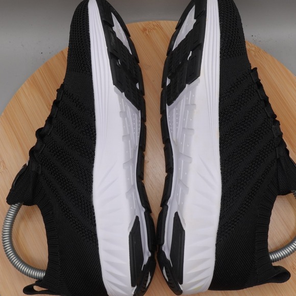 Peak Running Shoes Womens Size 6.5 Black White Knit Athletic Lightweight EW0128H - Picture 5 of 10